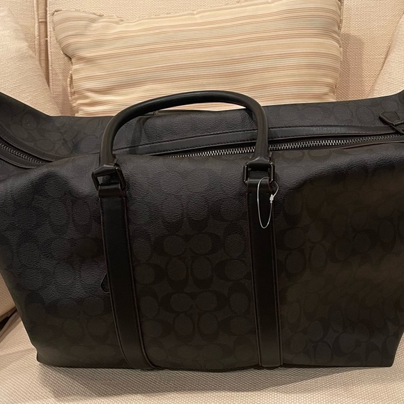 Coach Black and Brown Duffel Bag - Picture 6 of 7